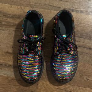 Reversible Sequin Dr.Marten Derby Shoes
